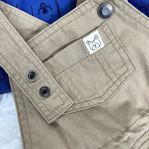 Carter's Baby 9 Months Puppy Dog Jumpsuit Overalls Outfit Bundle Lot - Picture 4 of 9